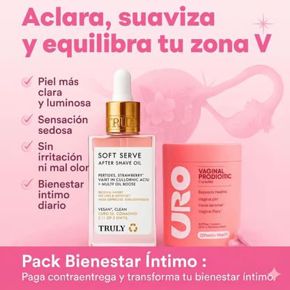 Pack Bienestar Íntimo: Uro Probióticos + Truly Soft Serve